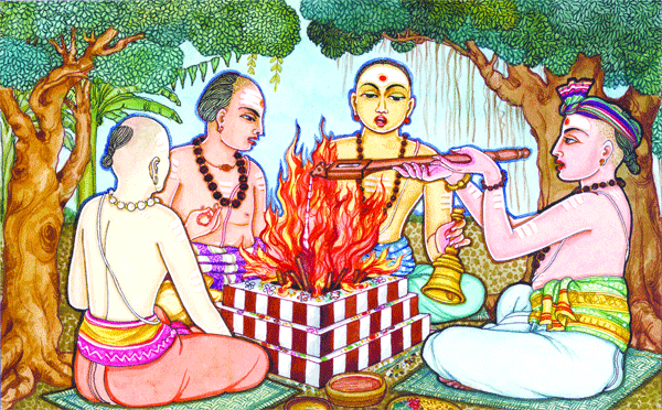 Vedic Period Yajna by Brahmanas